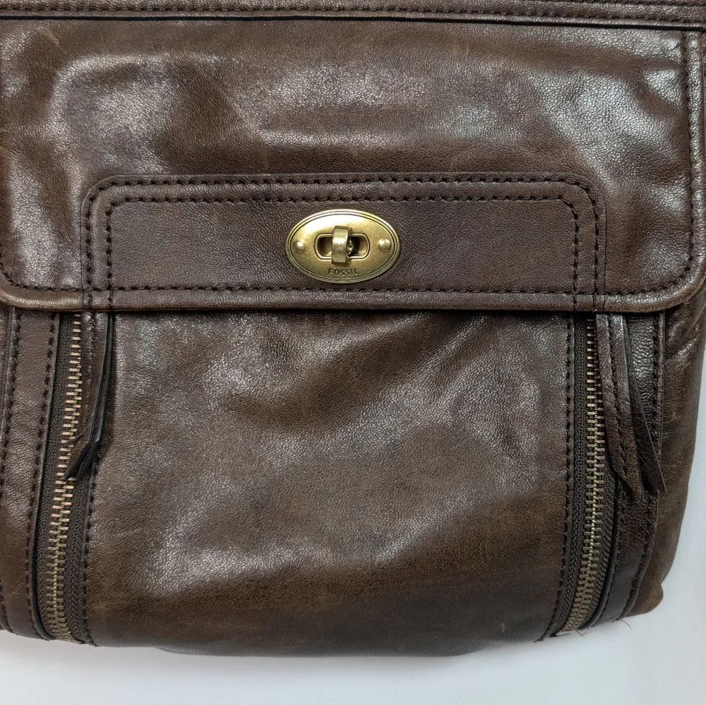 Brown Leather Men's Bag